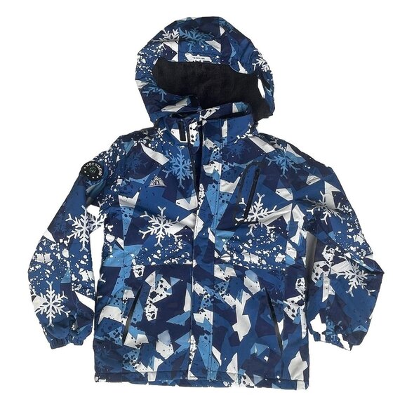 Moerdeng‎ Kids Snow Ski Jacket Waterproof Winter Coat Fleece Lined Size 10/12 - Picture 1 of 8
